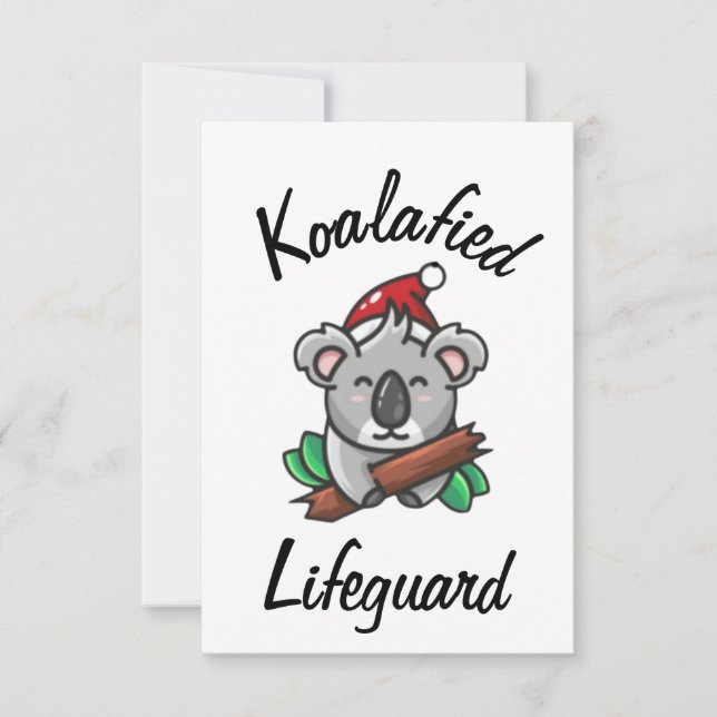 Koalafied Lifeguard Card (Front)