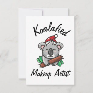 Koalafied Makeup Artist Card