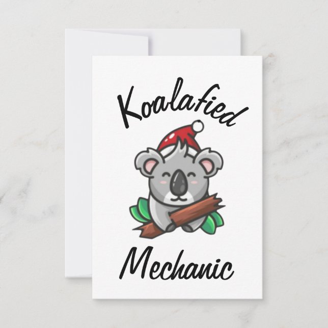 Koalafied Mechanic Card (Front)