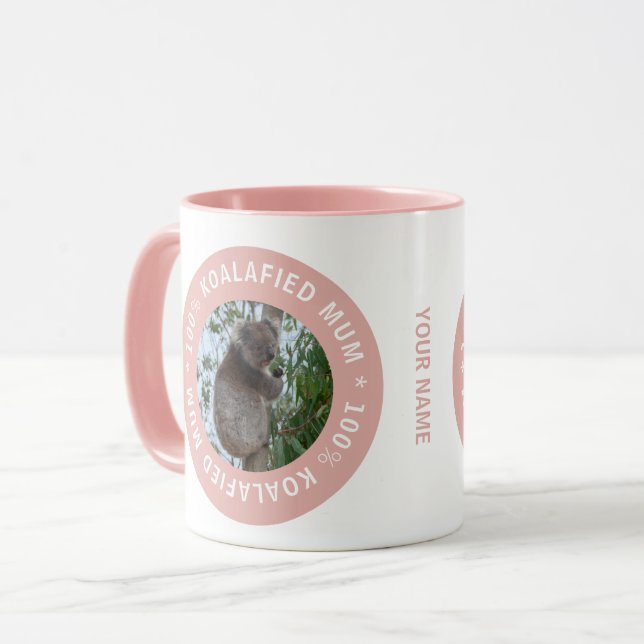 Koalafied Mum Mother Koala Cute Animal Australia M Mug (Front Left)