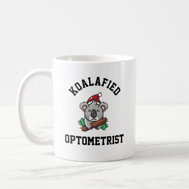 Koalafied Optometrist Coffee Mug (Left)