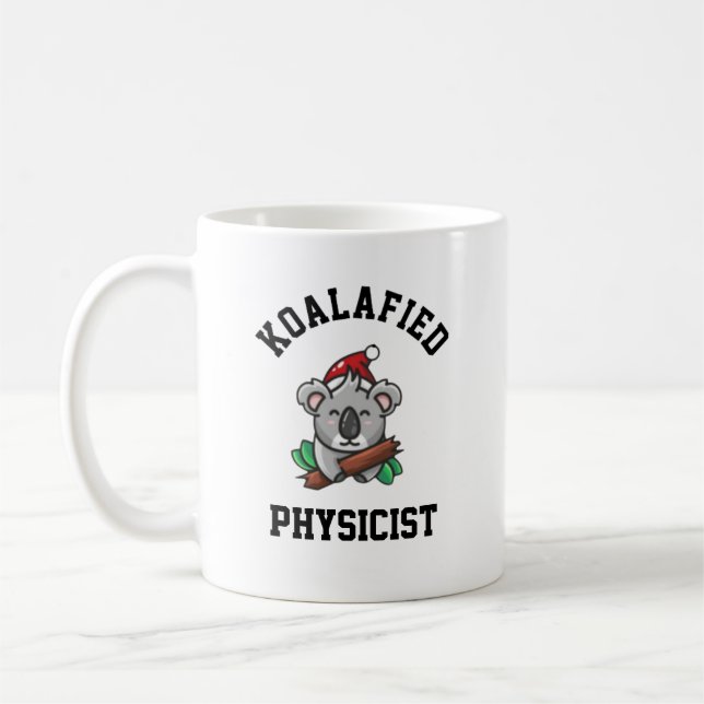 Koalafied Physicist Coffee Mug (Left)