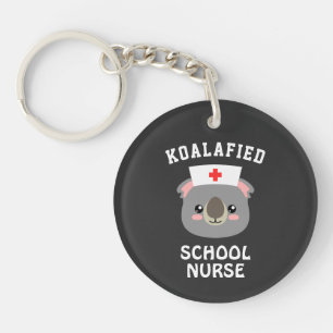 Koalafied School Nurse Keychain