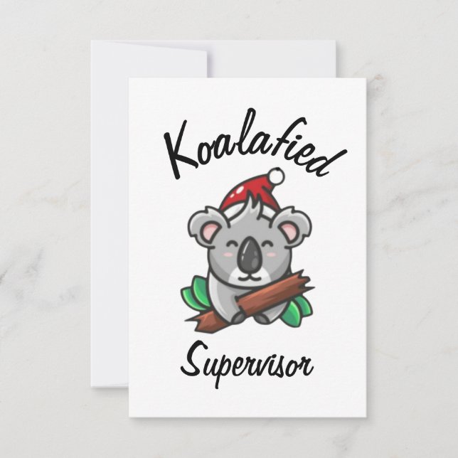 Koalafied Supervisor Card (Front)