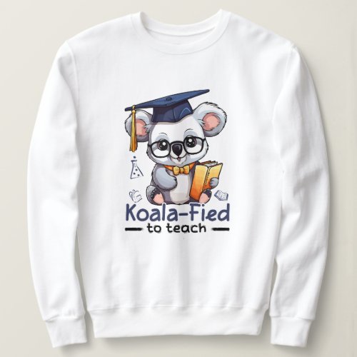 Koalafied to teach sweatshirt