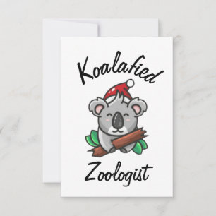 Koalafied Zoologist Card