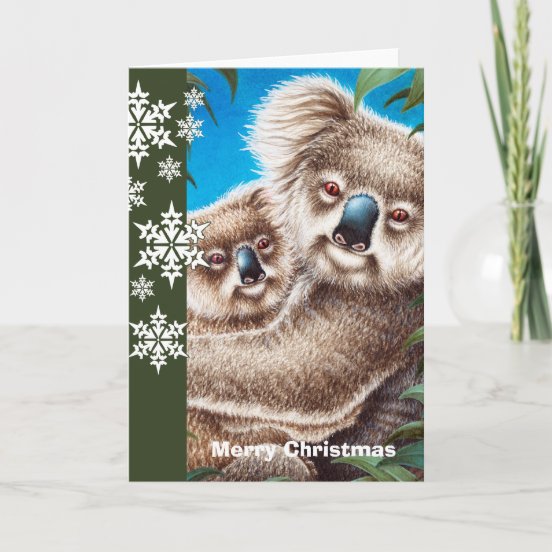 Koalas Christmas Cards | Zazzle