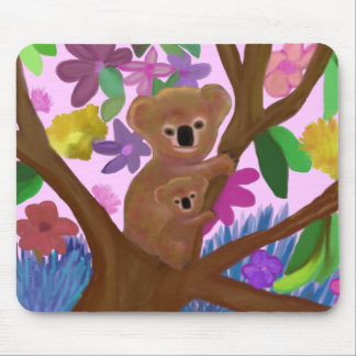 Koalas Just Hanging Around Mouse Pad