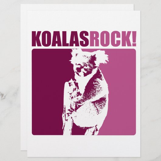 Koalas Rock! (Front/Back)