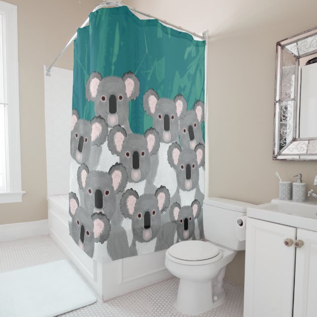 Koalas Shower Curtain (In Situ)