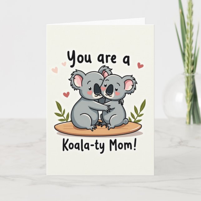 Koalaty Mom Illustration Card (Front)