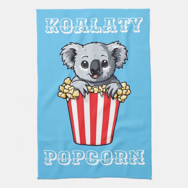 Koalaty Popcorn Kitchen Towel (Vertical)