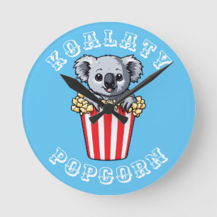 Koalaty Popcorn Round Clock