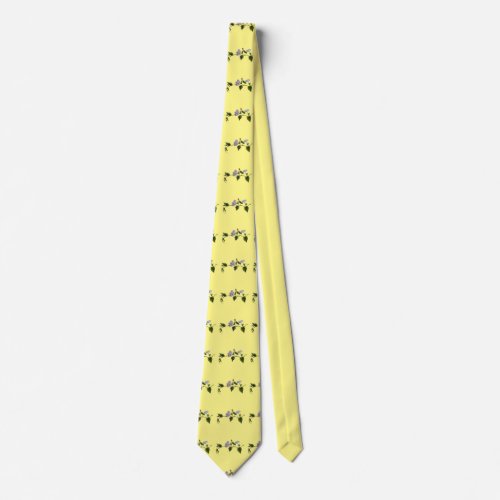 Koali awahia Ipomoea Indica Botanical Vector Art Neck Tie