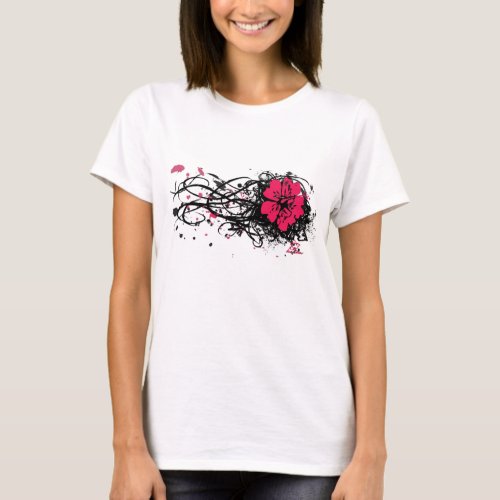 Koana Grunge Flower T_Shirt