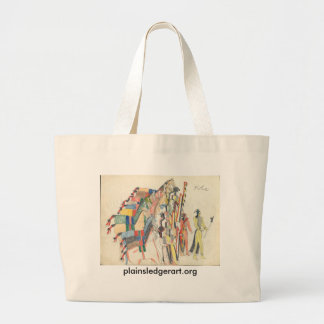 Koba: Their friends receive them with advisory Large Tote Bag