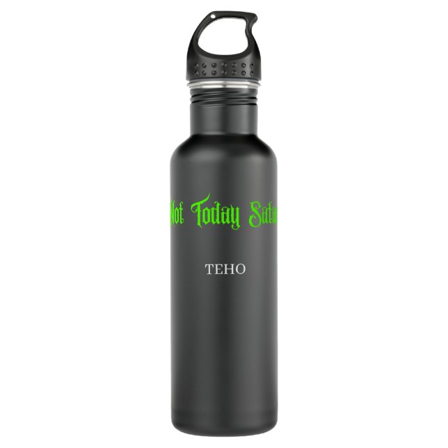 Kobe Bryant the GOAT Stainless Steel Water Bottle (Front)