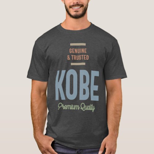 Kobe Personalized Name Birthday Gift T_Shirt