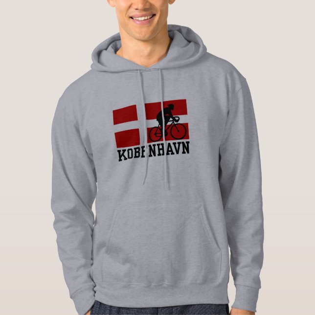 Kobenhavn (male) hoodie (Front)