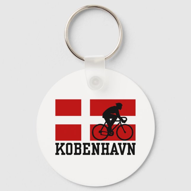 Kobenhavn (male) keychain (Front)