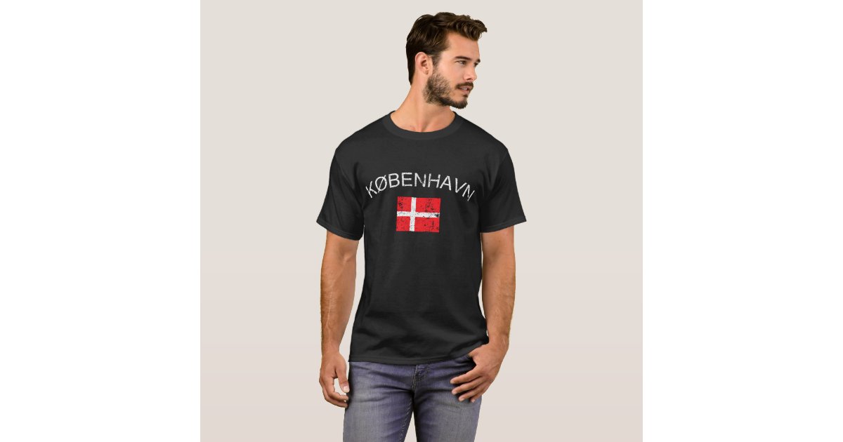helbrede killing igen Kobenhavn T-Shirt, Vintage Denmark Copenhagen T-Shirt | Zazzle