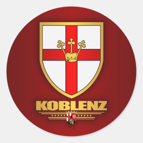 Koblenz Classic Round Sticker