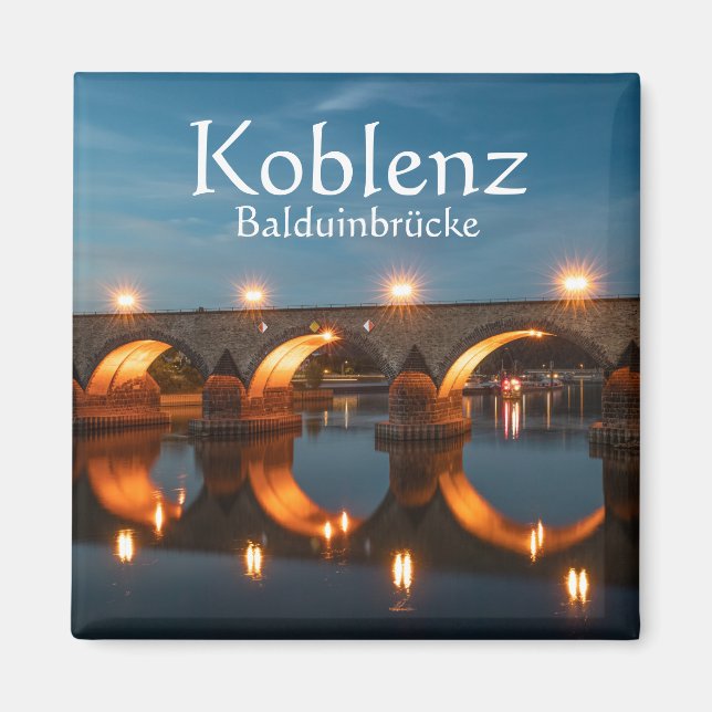 Koblenz Germany Souvenir Magnet (Front)