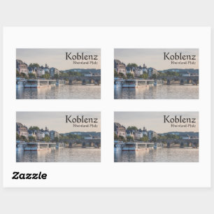 Koblenz Germany Souvenir Rectangular Sticker
