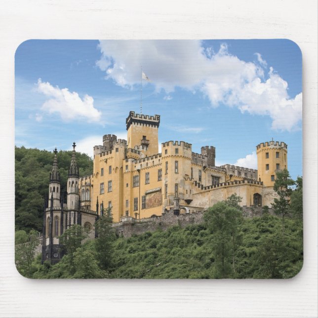 Koblenz, Germany, Stolzenfels Castle, Schloss Mouse Pad (Front)