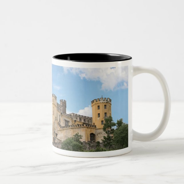 Koblenz, Germany, Stolzenfels Castle, Schloss Two-Tone Coffee Mug (Right)