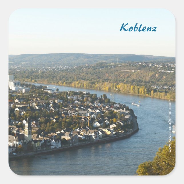 Koblenz Square Sticker (Front)