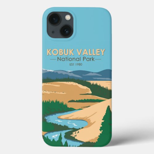 Kobuk Valley National Park Alaska Vintage  iPhone 13 Case