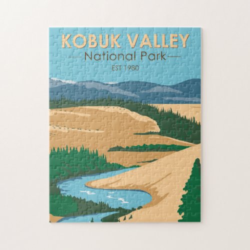 Kobuk Valley National Park Alaska Vintage  Jigsaw Puzzle