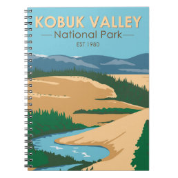 Kobuk Valley National Park Alaska Vintage  Notebook