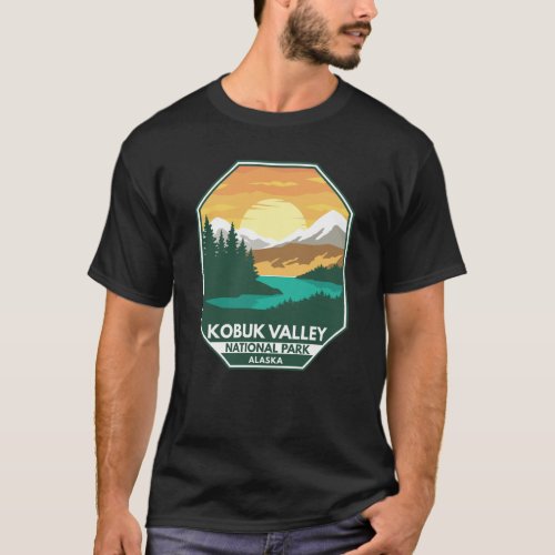 Kobuk Valley National Park Minimal Retro Emblem T_Shirt