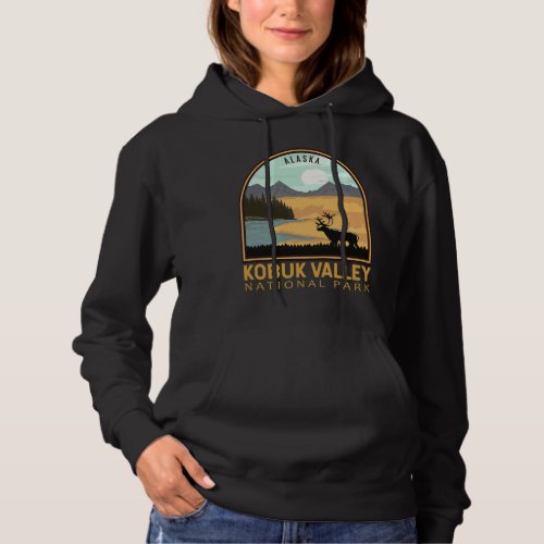 Kobuk Valley National Park Vintage Emblem Hoodie