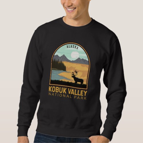 Kobuk Valley National Park Vintage Emblem Sweatshirt