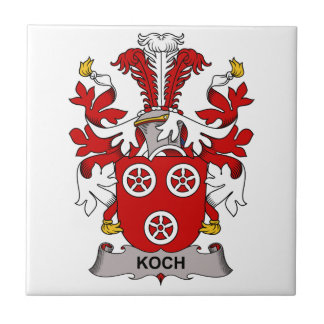 Koch Family Crest Ceramic Tile