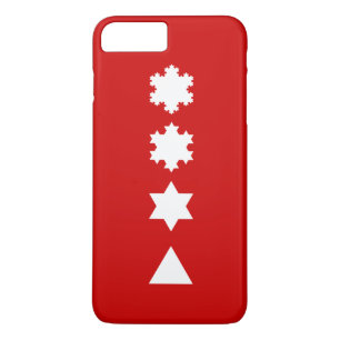 Koch Snowflakes iPhone 8 Plus/7 Plus Case