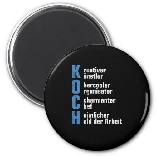 Kochen Koch Kchenchef Chefkoch Bcker Gastronomie G Magnet