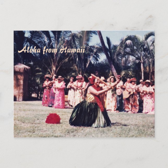 Kodak Hula Show Postcard (Front)