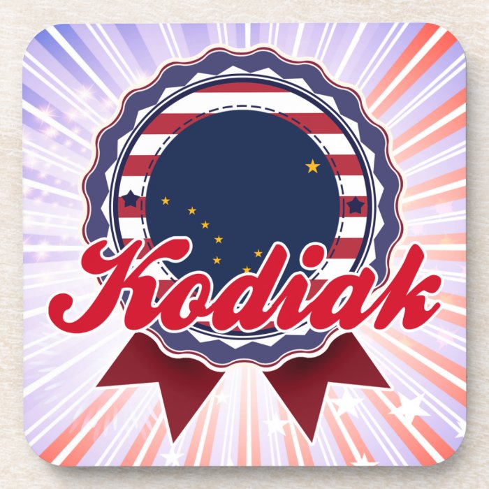 Kodiak, AK Beverage Coasters