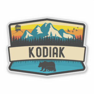 Kodiak, Alaska Sticker