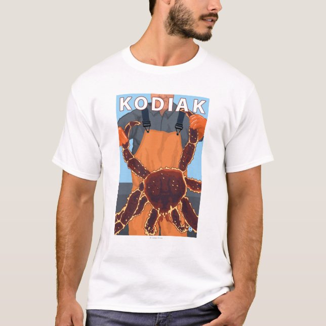 Kodiak, AlaskaAlaskan King Crab T-Shirt (Front)
