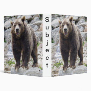 Kodiak bear 3 ring binder