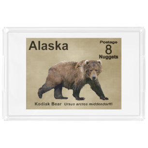 Kodiak Bear Acrylic Tray