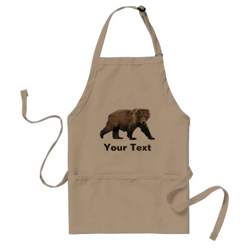 Kodiak Bear Adult Apron