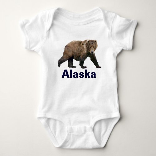 Kodiak Bear Baby Bodysuit