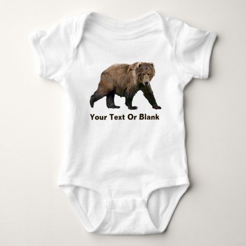 Kodiak Bear Baby Bodysuit