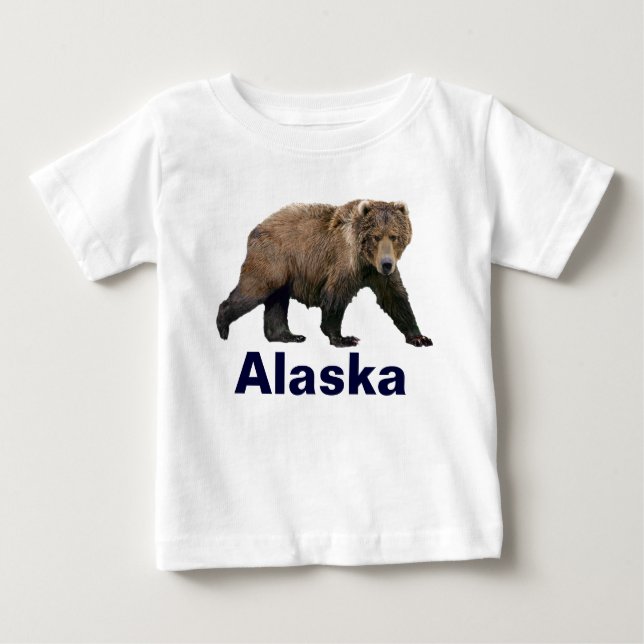Kodiak Bear Baby T-Shirt (Front)